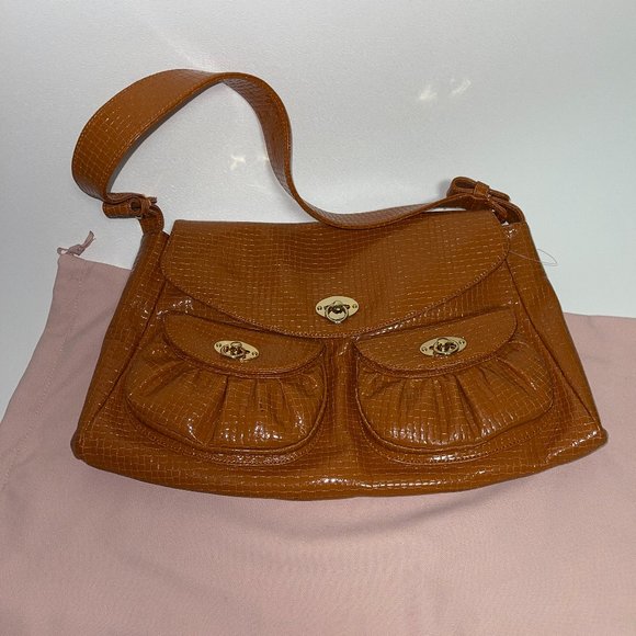 GOLDEN BLEU (NEW!) leather bag - Picture 5 of 13